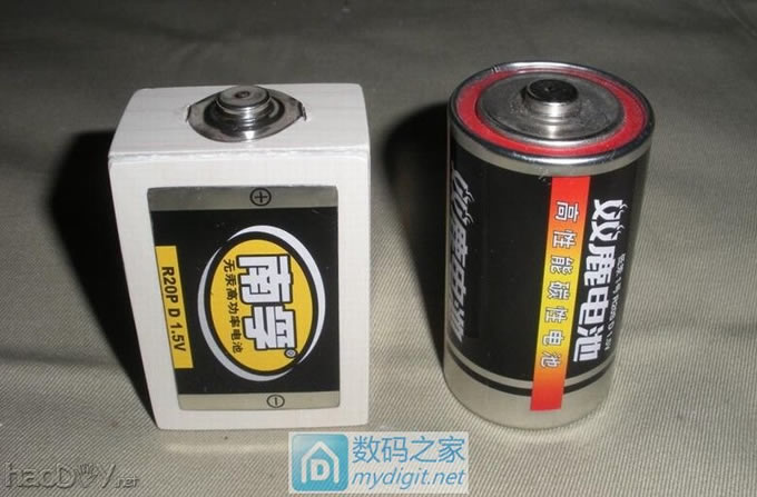 使用车充、LED头灯电路板制作1.5V电源模块(可代替1号电池)