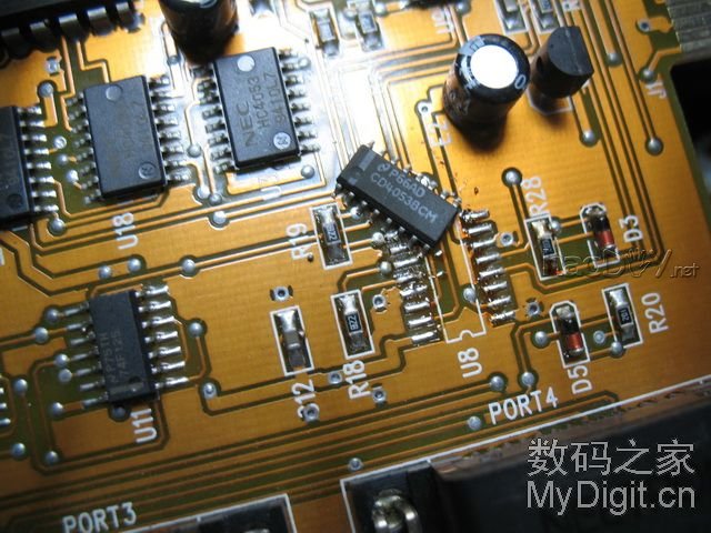 处女作啊 用电吹风DIY一支强力“热风枪” 吹下零件一大堆