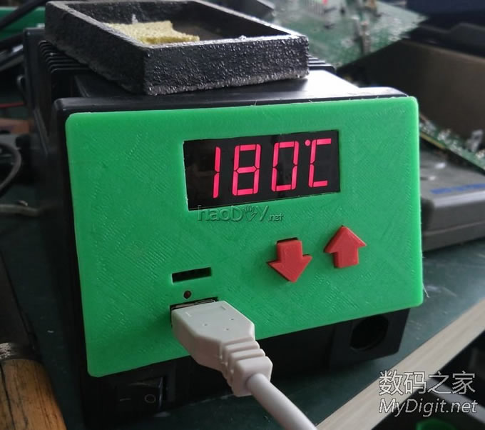 山寨T12焊台温控器,单片机、数码管显示、按键调温
