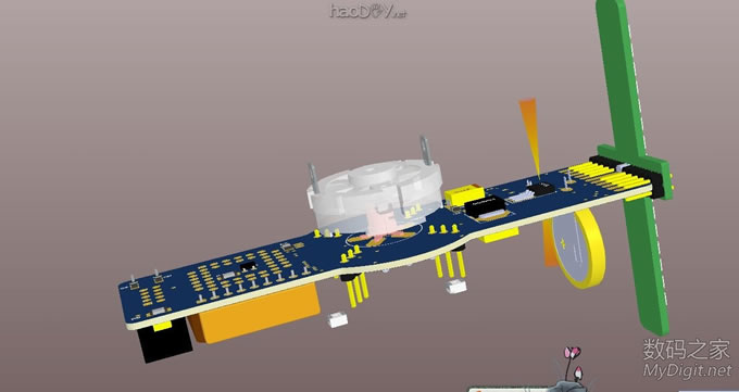 VOP旋转LED显示屏DIY设计与制作(添加旋转供电原理与实物图) VOP旋转LED显示屏DIY设计与制作(添加旋转供电原理与实物图)
