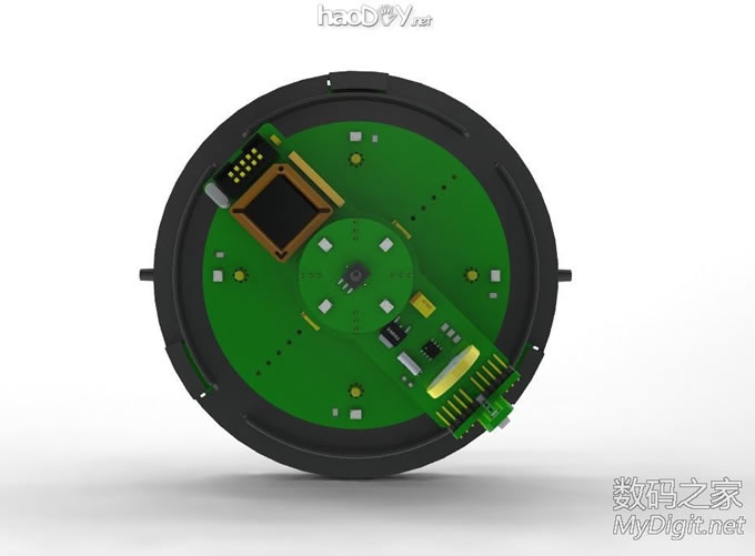 VOP旋转LED显示屏DIY设计与制作(添加旋转供电原理与实物图) VOP旋转LED显示屏DIY设计与制作(添加旋转供电原理与实物图)