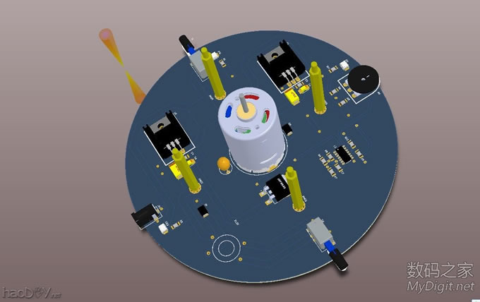 VOP旋转LED显示屏DIY设计与制作(添加旋转供电原理与实物图) VOP旋转LED显示屏DIY设计与制作(添加旋转供电原理与实物图)