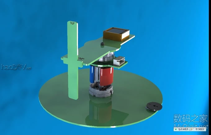 VOP旋转LED显示屏DIY设计与制作(添加旋转供电原理与实物图) VOP旋转LED显示屏DIY设计与制作(添加旋转供电原理与实物图)