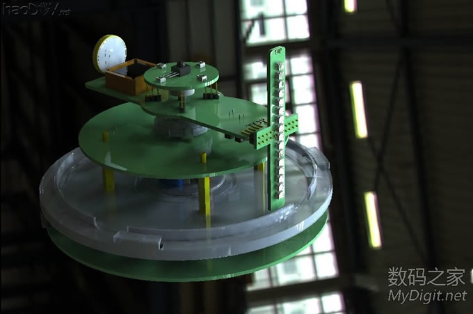 VOP旋转LED显示屏DIY设计与制作(添加旋转供电原理与实物图) VOP旋转LED显示屏DIY设计与制作(添加旋转供电原理与实物图)