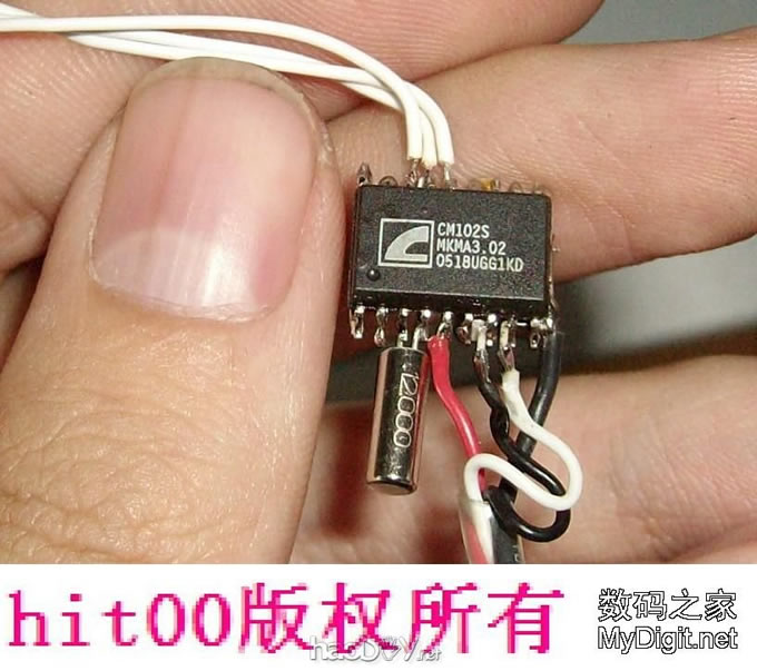 【指甲大小!】本人最新作品——搭棚王USB声卡^_^ 【指甲大小!】本人最新作品——搭棚王USB声卡^_^