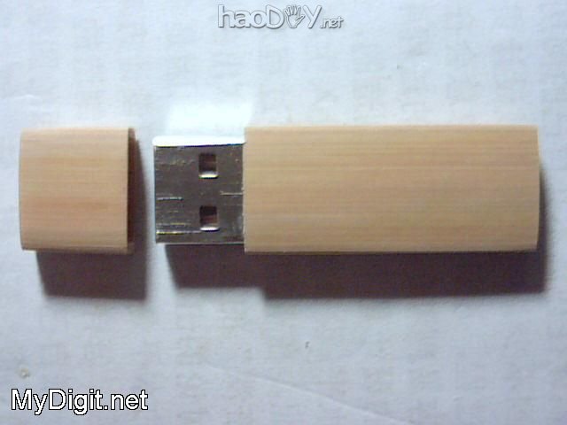 竹壳U盘 做好了! 自制环保竹壳U盘(多图)
