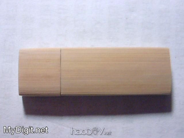 竹壳U盘 看看效果,不错吧! 自制环保竹壳U盘(多图)