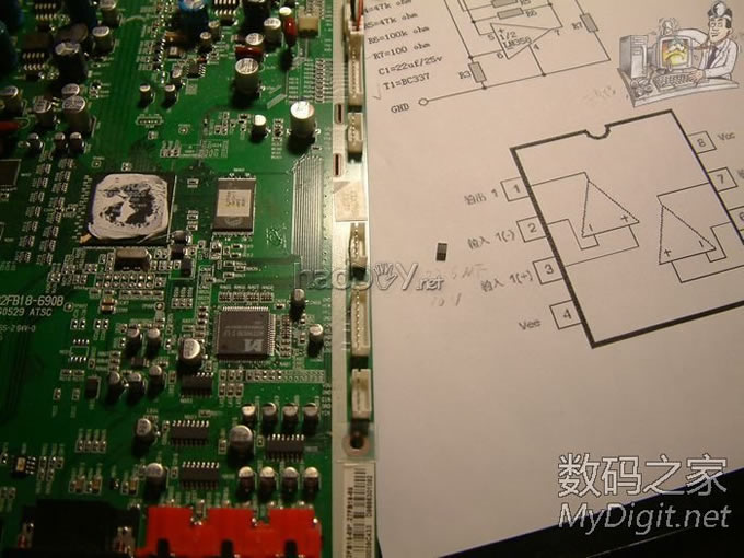 全部拆机贴片元件搭桥超mini呼吸灯,可能全论坛最小呼吸灯? 全部拆机贴片元件搭桥超mini呼吸灯,可能全论坛最小呼吸灯?