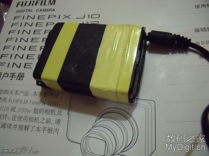富士J系列数码相机CP-45直流电源接头DIY---从此不为电池容量发愁 富士J系列数码相机CP-45直流电源接头DIY---从此不为电池容量发愁