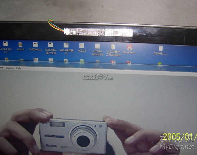 拆机逆过程 笔记本摄像头DIY 从散件到成品全过程