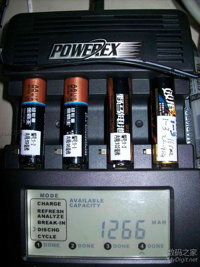 市场常见 一次性5号碱性电池LR6测试(测试结束)