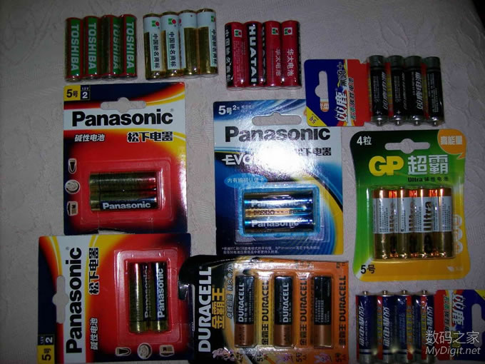 市场常见 一次性5号碱性电池LR6测试(测试结束)