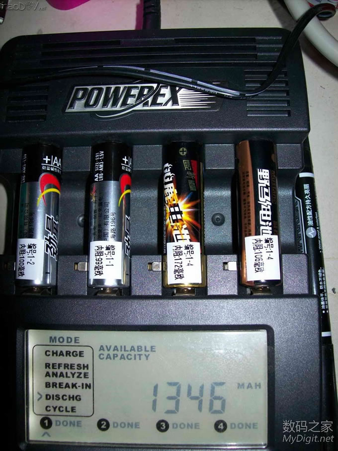 市场常见 一次性5号碱性电池LR6测试(测试结束)