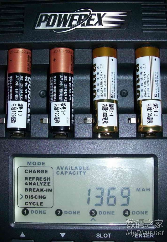 市场常见 一次性5号碱性电池LR6测试(测试结束)