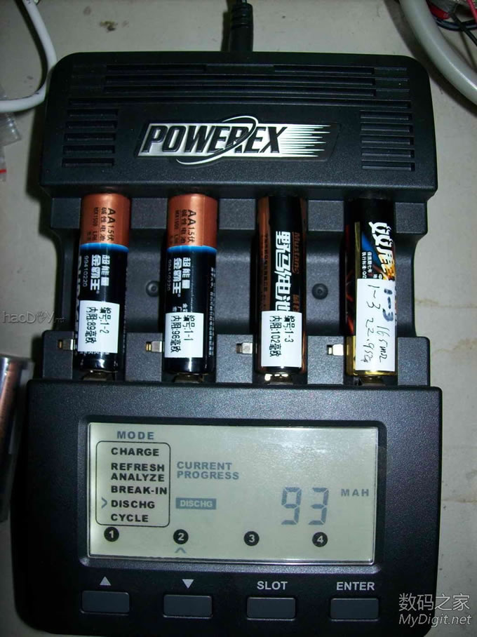 市场常见 一次性5号碱性电池LR6测试(测试结束)