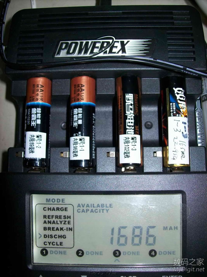 市场常见 一次性5号碱性电池LR6测试(测试结束)