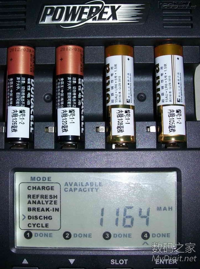 市场常见 一次性5号碱性电池LR6测试(测试结束)