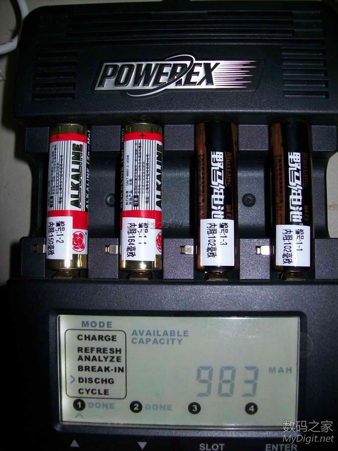 市场常见 一次性5号碱性电池LR6测试(测试结束)