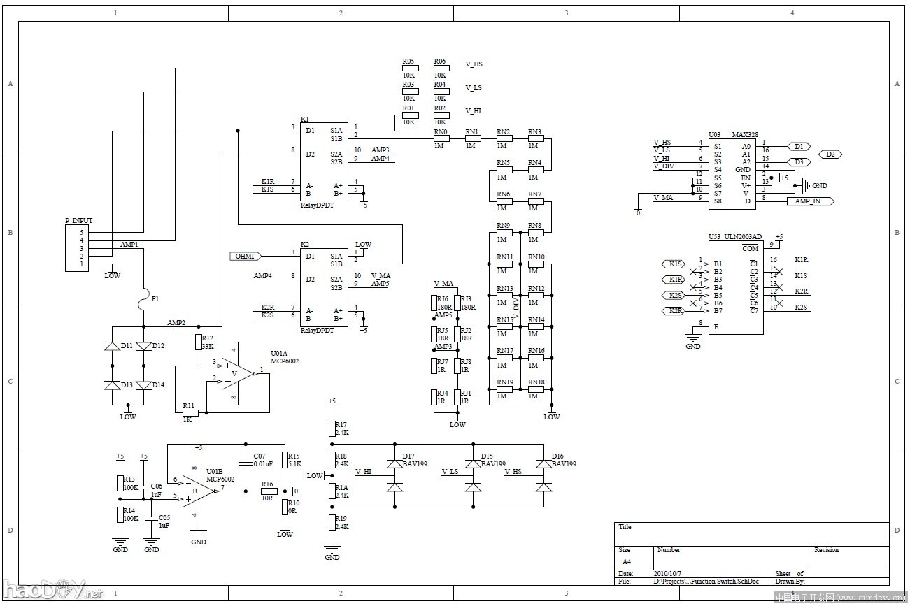 自己制作手持高精度六位半数字多用表