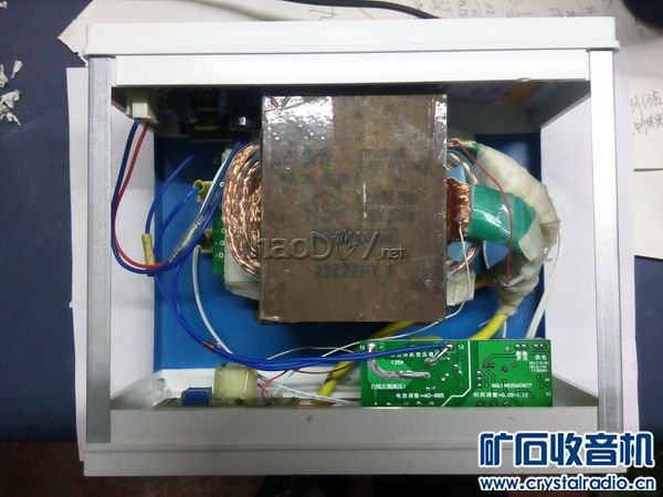 内部结构.jpg 【参赛】用微波炉变压器DIY个点焊机