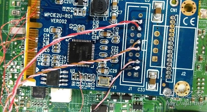 史上第一人:给没有Express Card接口的联想Z470增加内置USB3.0接