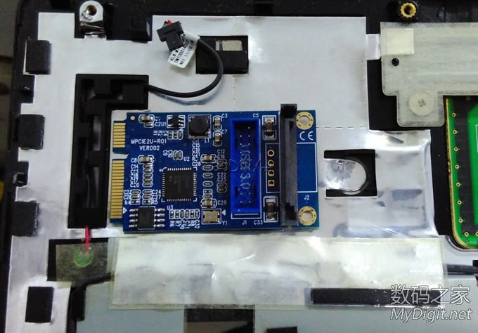 史上第一人:给没有Express Card接口的联想Z470增加内置USB3.0接