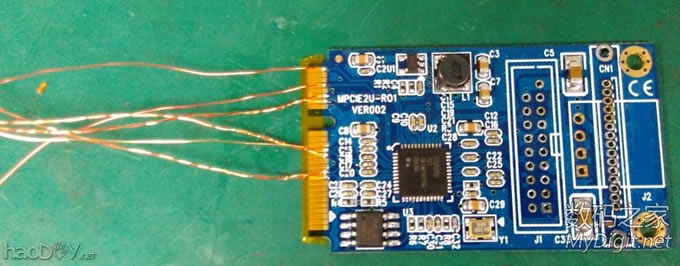 史上第一人:给没有Express Card接口的联想Z470增加内置USB3.0接