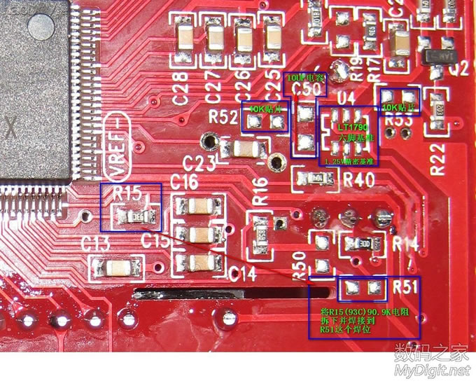 优利德UT61E 硬改外置基准,仅增加4个原件(无飞线、无破坏) 优利德UT61E 硬改外置基准,仅增加4个原件(无飞线、无破坏)