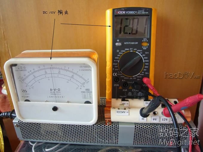DIY历时半个多月完成的,照明与电压显示一体式:维修&实验稳压电