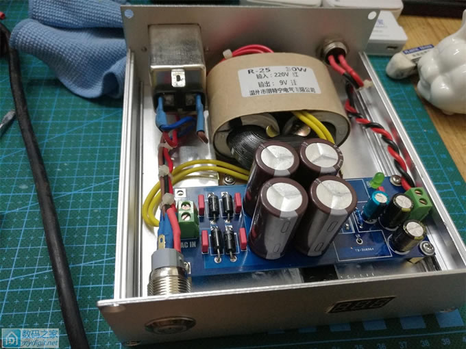 听科技TRD3Plus DAC解码加耳放一体机拆解及DIY线性电源(仅发数