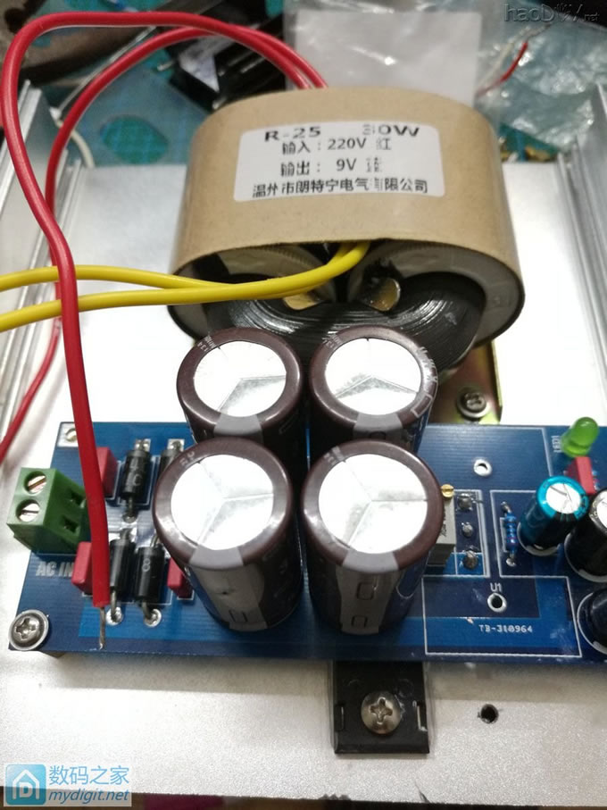 听科技TRD3Plus DAC解码加耳放一体机拆解及DIY线性电源(仅发数