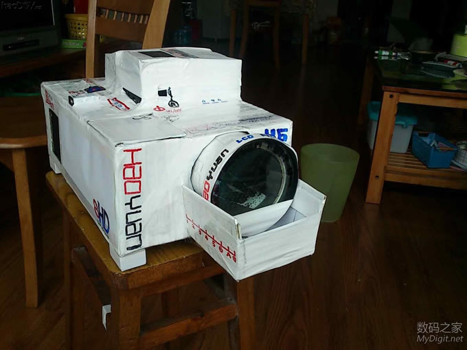 创新看得见!初一学生全程自制智能投影机(更新前双菲镜和风道的结构图纸) 创新看得见!初一学生全程自制智能投影机(更新前双菲镜和风道的