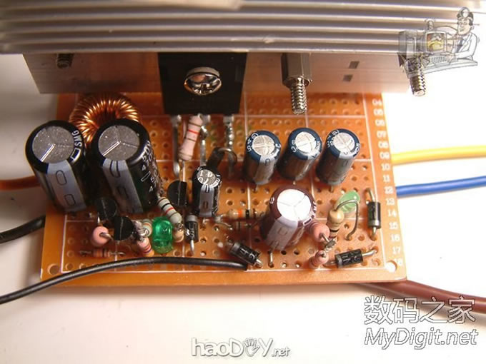 倾心打造自己的第一个电源,LT1083芯片,0~30V可调线形电源