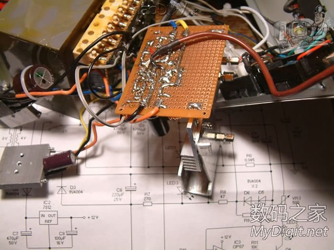 倾心打造自己的第一个电源,LT1083芯片,0~30V可调线形电源