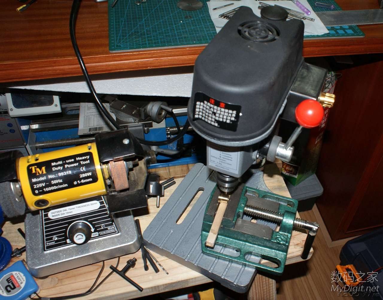 DIY全金属微型台锯(多图,高清)