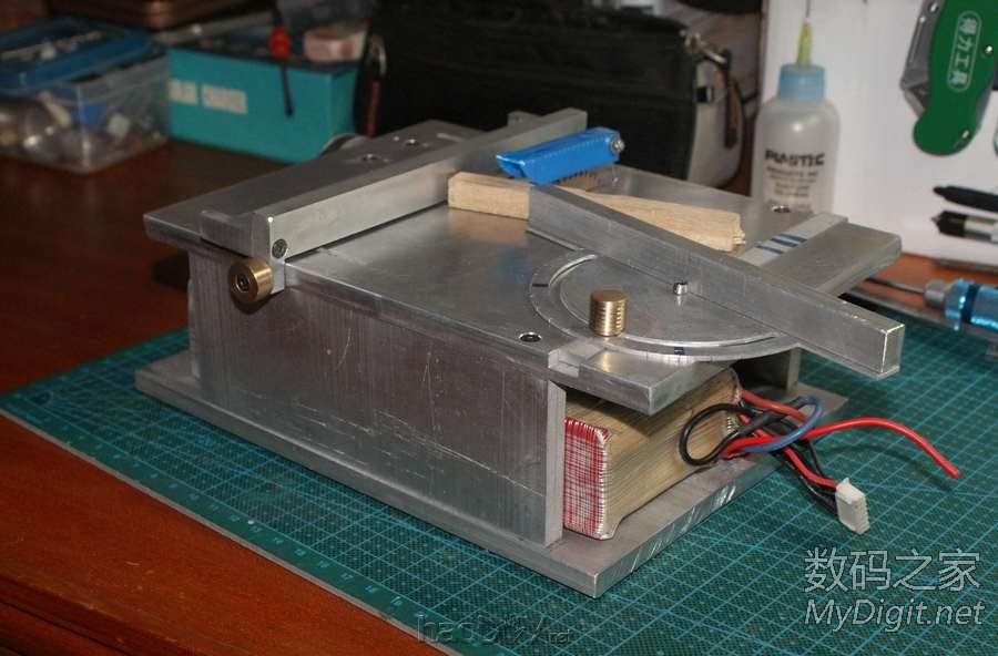 DIY全金属微型台锯(多图,高清)