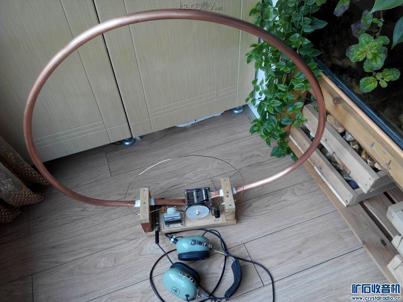 【参赛】短波大环矿石收音机5.51---19.94MHZ