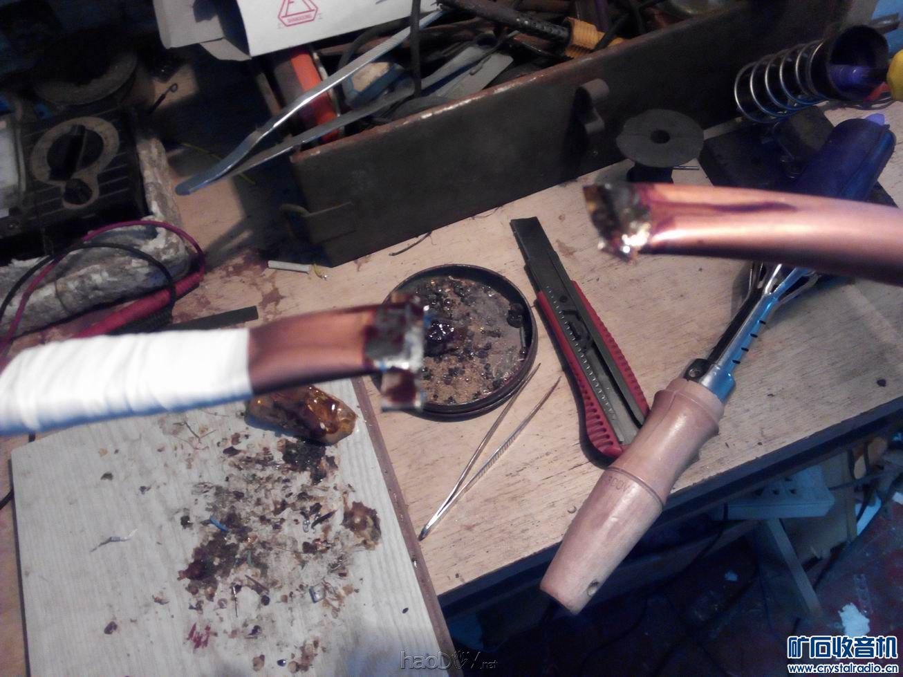 【参赛】短波大环矿石收音机5.51---19.94MHZ