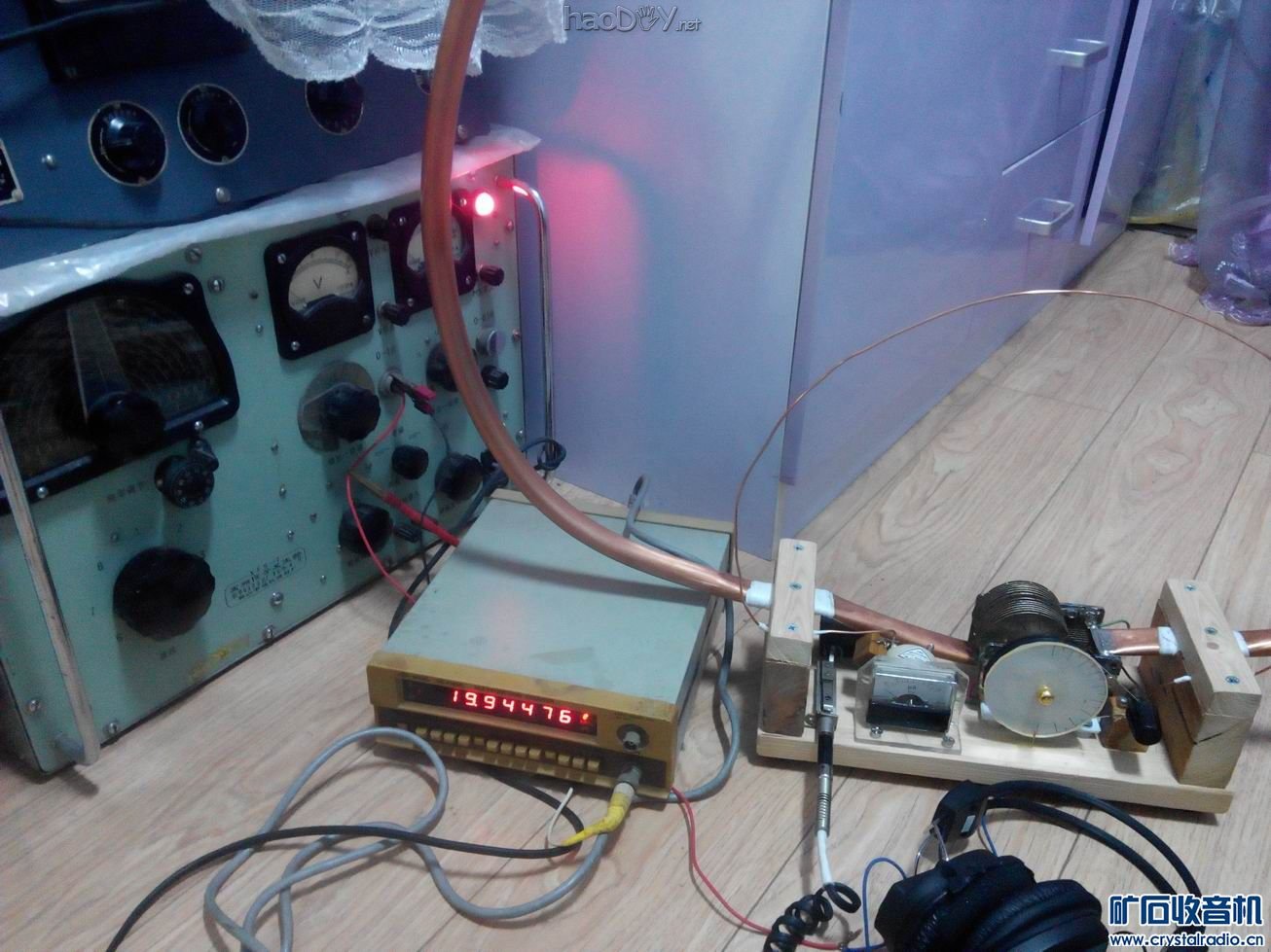 【参赛】短波大环矿石收音机5.51---19.94MHZ