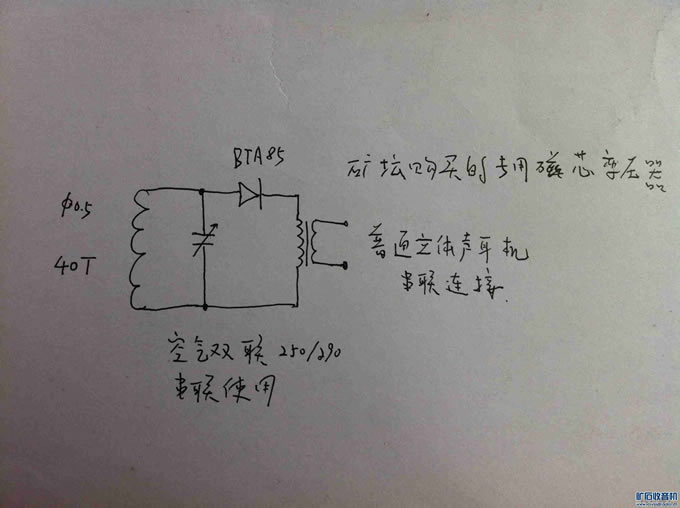 【参赛】便携大环中波矿石收音机