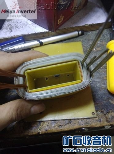 脱模也要小心如果不小心把线圈弄的不齐了可以用很平的板子上蹲一下 脱模也要小心如果不小心把线圈弄的不齐了可以用很平的板子上蹲一下