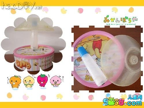 科技小制作旋转木马,变废为宝小制作