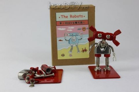 科技小制作机器人图解步骤-萌萌哒的机器人