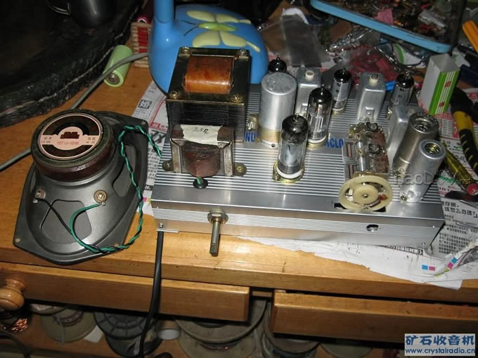 成功出声了 受各位老师前辈制造的fm胆收音机影响,我也制造了一台fm机机玩一