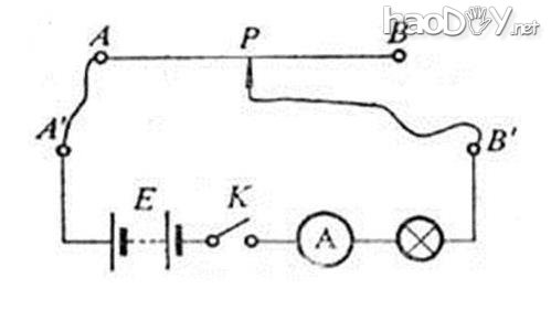 科技小制作步骤图-调光小灯泡的做法及电路图