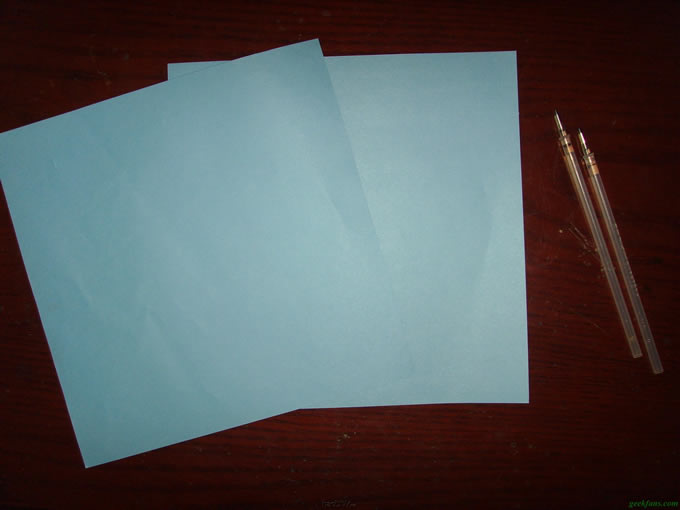 科技小制作-自制纸质网状灯笼