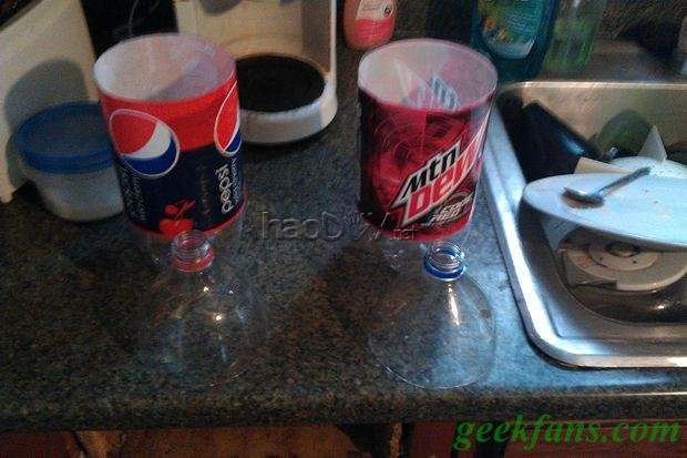 科技小制作-用可乐瓶DIY风力发电机