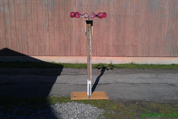 科技小制作-用可乐瓶DIY风力发电机