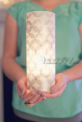 科技小制作-手工DIY素雅玻璃灯教程