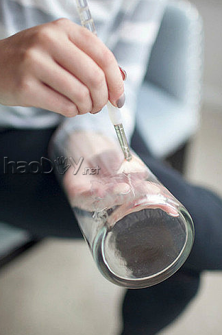 科技小制作-手工DIY素雅玻璃灯教程